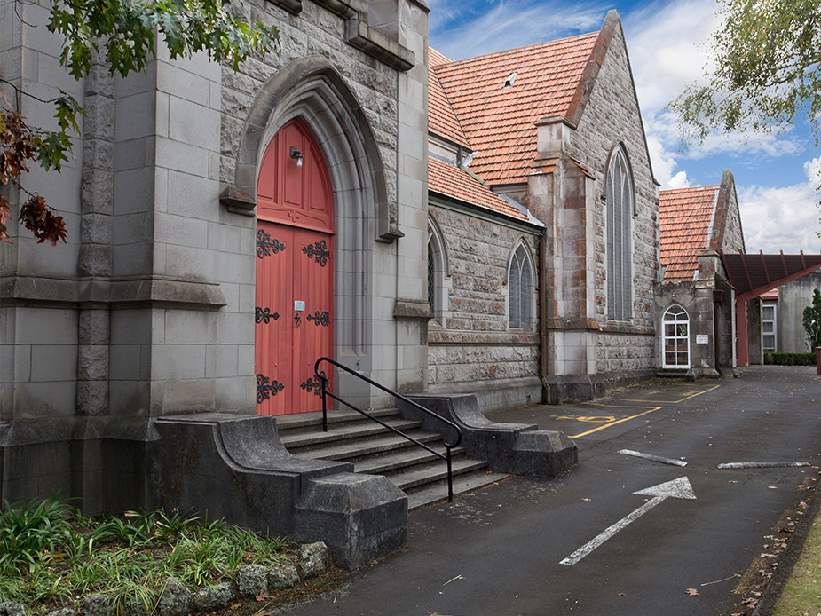 Community of Saint Luke driveway